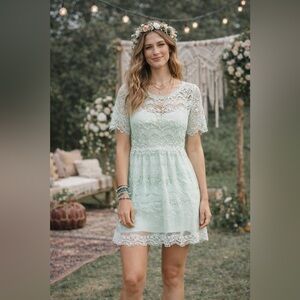 Dress- Ethereal Chiffon, Icy, Fairycore, Coquette, Lolita, Nymphet, Whimsycore